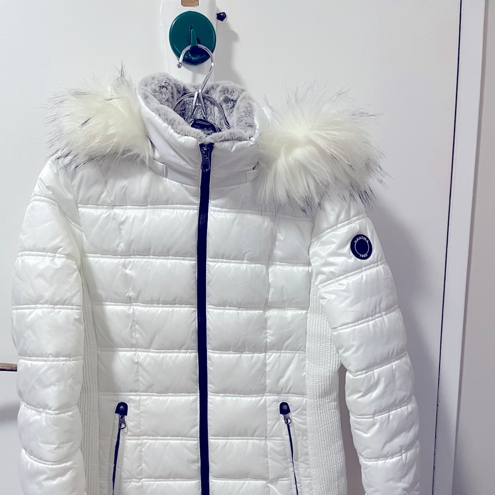 Hooded Nautica Puffer  Jacket